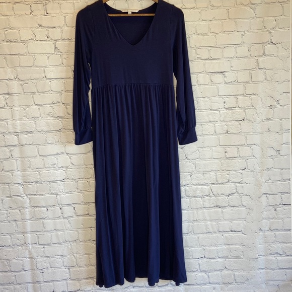 The Nines by Hatch Navy Long Sleeved Maternity Dress - Picture 2 of 7